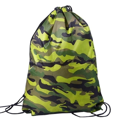 Sacos de cordão de nylon pequenos do poliéster 210D 0.4cm CMYK