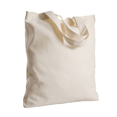 Lona branca Tote Bag do algodão da onça 50x2.5cm do meio 8