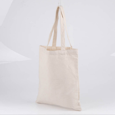 Lona branca Tote Bag do algodão da onça 50x2.5cm do meio 8