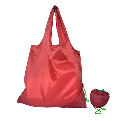 saco de compras de dobramento de nylon da cor 50cm do OEM 210D 1 de 35x55cm
