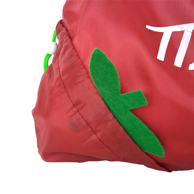 saco de compras de dobramento de nylon da cor 50cm do OEM 210D 1 de 35x55cm