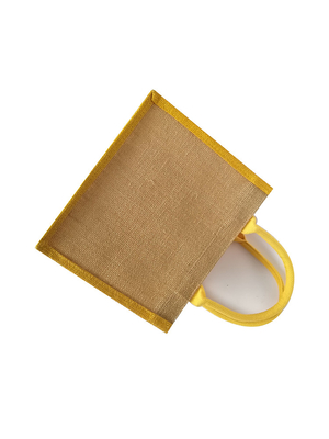 Reusável nenhum saco de compras da juta 380gsm da cópia 30x12x30cm