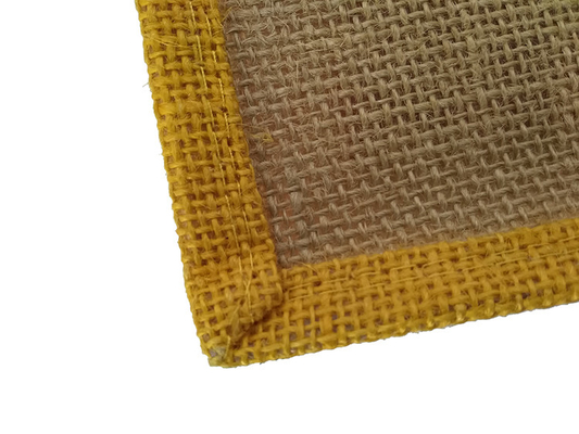 Reusável nenhum saco de compras da juta 380gsm da cópia 30x12x30cm