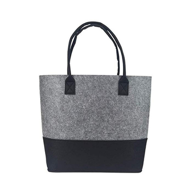 O poliéster 2mm do cliente 35x30x15cm 300gsm sentiu Tote Bag