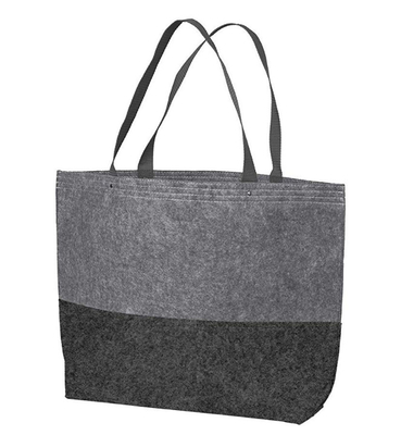 O poliéster 2mm do cliente 35x30x15cm 300gsm sentiu Tote Bag