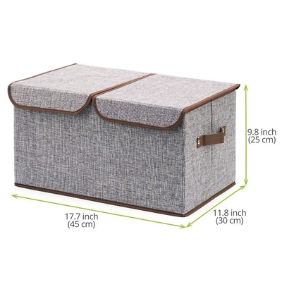 caixa dobrável dobrável da tela 80gsm de 40x40x25cm