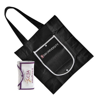 Cordão 120gsm Tote Bags de CMYK 37x10x37cm não tecido