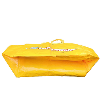 saco tecido PP laminado 80x37x20cm de 100gsm CMYK 2.5x60cm