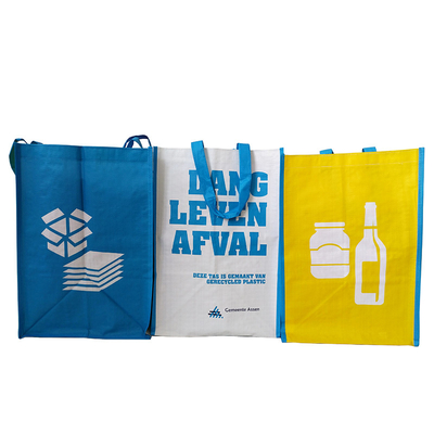Sacos relativos à promoção tecidos 100gsm do azul 35x30x39.5cm