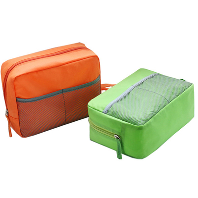 OEM 210D não tecido Mesh Hamper Bag do poliéster 25x12x18cm