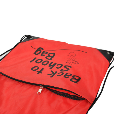 O curso 1.2cm 30x40cm 210D personalizou o saco de cordão das crianças