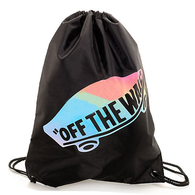 Saco de cordão colorido da camuflagem do OEM 210D 34x40cm do logotipo