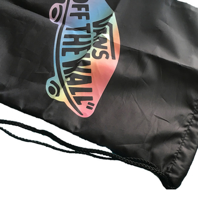 Saco de cordão colorido da camuflagem do OEM 210D 34x40cm do logotipo