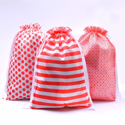Saco de cordão da camuflagem do PE 20cm do OEM do Natal 120x0.4cm