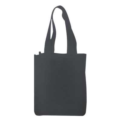 Saco preto do vinho da garrafa do PE 18x9x27cm CMYK 2 da lona