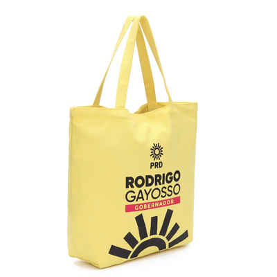 8 o algodão amarelo geométrico da onça 40x11x34.5cm recicla o saco