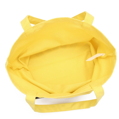 8 o algodão amarelo geométrico da onça 40x11x34.5cm recicla o saco