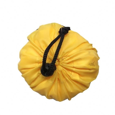 Saco de compras de dobramento de nylon colorido dos peixes 210D 40x50cm CMYK