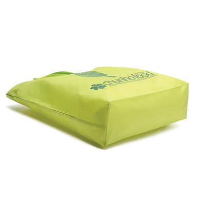Saco de compras de dobramento de nylon reusável do totalizador 190T 11x9cm