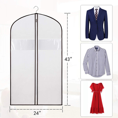 Os homens Zippered o suporte do terno da tela não tecida CMYK 9gsm 60x90cm