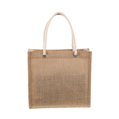 Sacos de mantimento naturais de compra da juta 380gsm da cor 30xx12x30cm