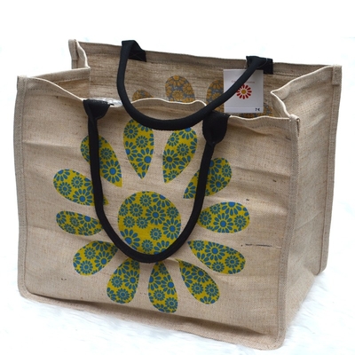 Sacos de compras de linho de compra da juta de 30x40cm 50cm