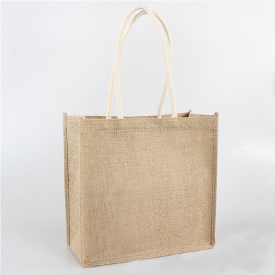 Sacos de mantimento naturais de compra da juta 380gsm da cor 30xx12x30cm