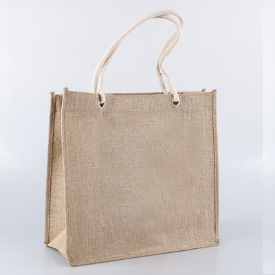 Sacos de mantimento naturais de compra da juta 380gsm da cor 30xx12x30cm