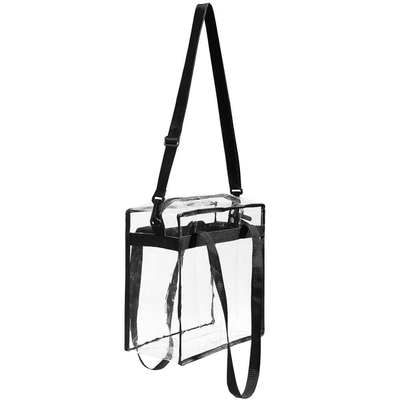 Saco do lápis do PVC do supermercado 0.2mm Tote Beautiful 35x14x38mm