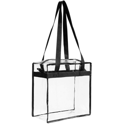 Saco do lápis do PVC do supermercado 0.2mm Tote Beautiful 35x14x38mm