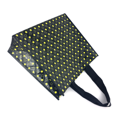 3 saco de compras não tecido da camada 50x2.5cm 40x15x30cm 100gsm PP