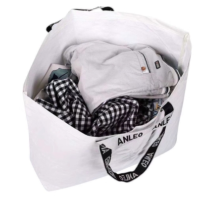 Saco livre AZO completo dos supermercados 30cm 100gsm RPET do OEM da cor