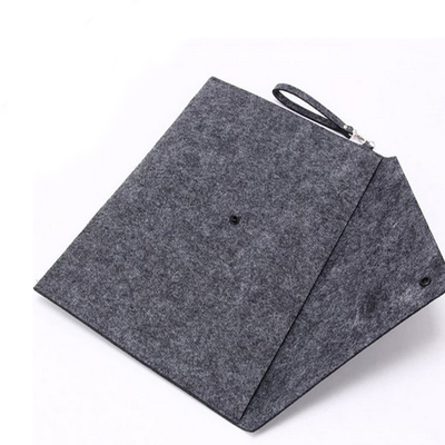 A luva da embalagem 33.5cmx24cm do OEM do cinza sentiu Tote Bag