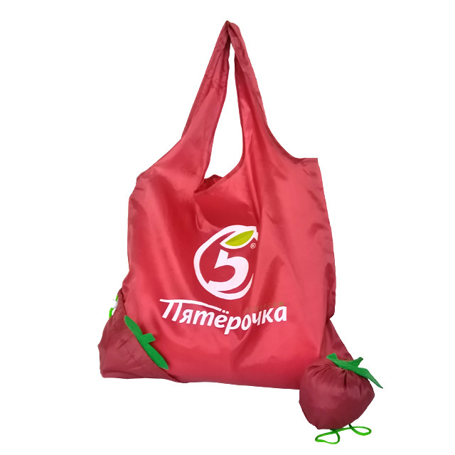 saco de compras de dobramento de nylon da cor 50cm do OEM 210D 1 de 35x55cm