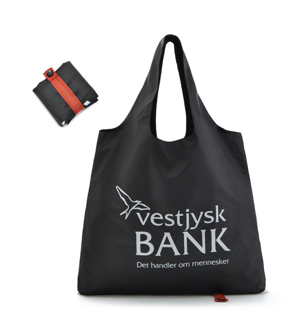 1 poliéster 40cmx60cm 190T da impressão a cores que dobram Tote Bag